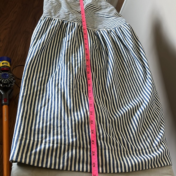 LOFT: by Ann Taylor Blue and White Striped Sundress - Picture 7 of 7